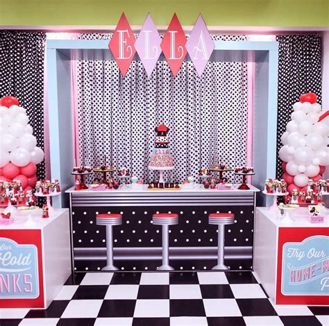 50s style party decorations